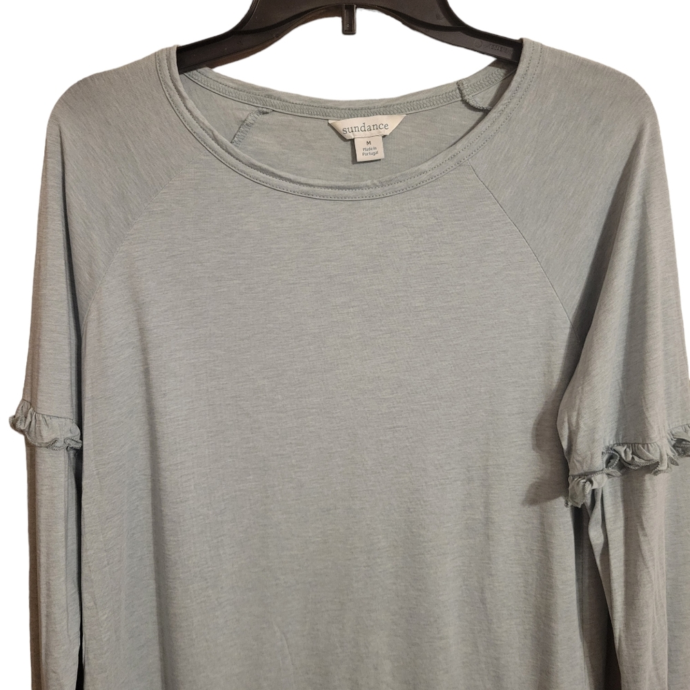 Sundance Blue Ruffle Sleeve Top - Picture 2 of 6